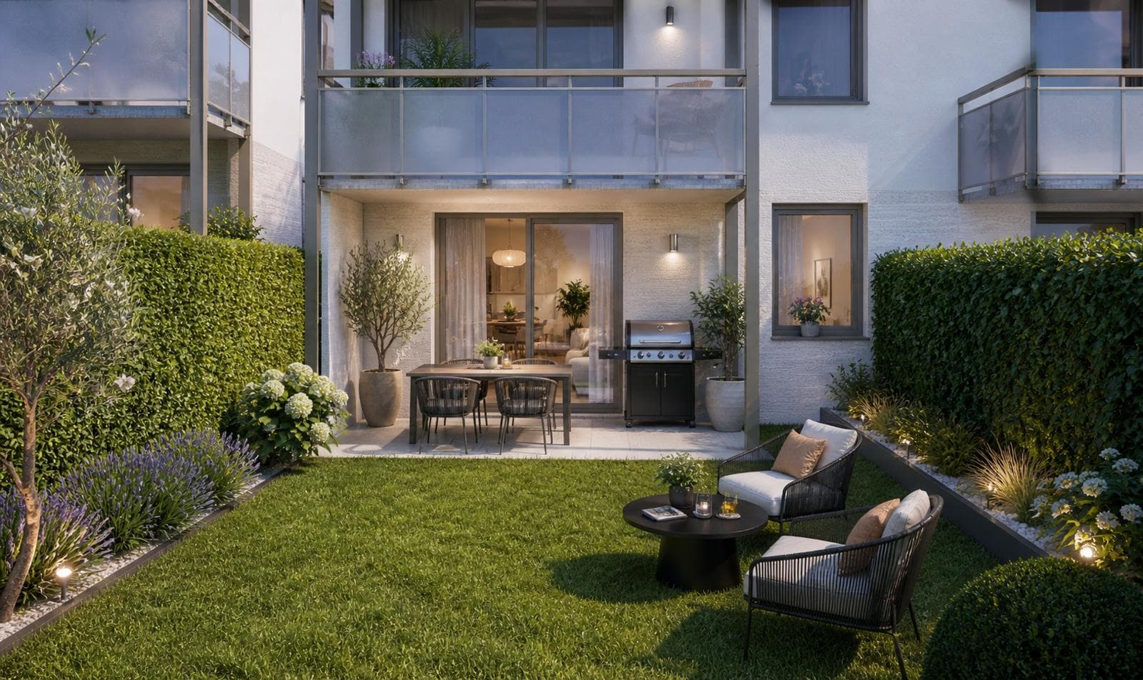 Aktuelles Bauprojekt mit privatem Garten